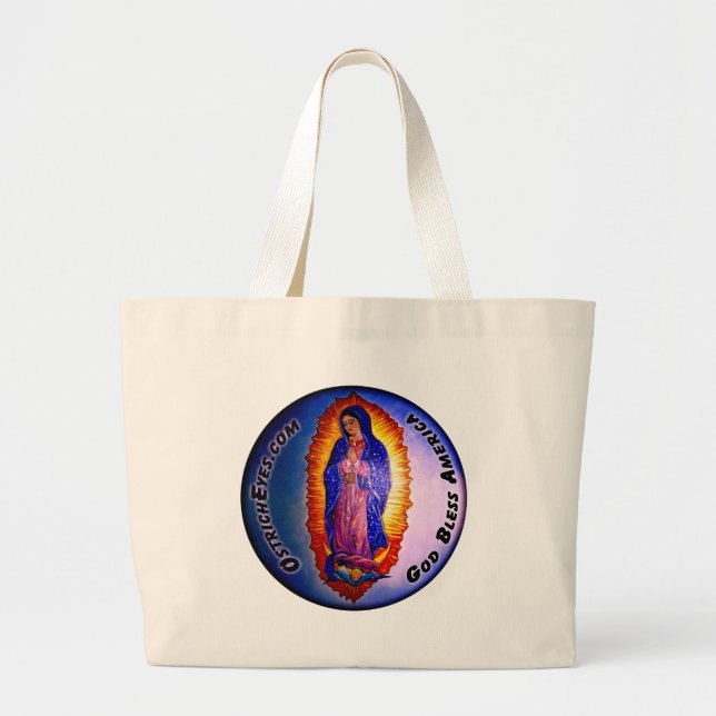 Grand Tote Bag Bénédiction de Madame Guadalupe (Devant)