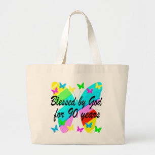 GRAND TOTE BAG BÉNÉFICIÉ PAR DIEU PENDANT 90 ANS