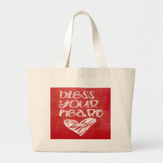 Grand Tote Bag Bénissez votre coeur