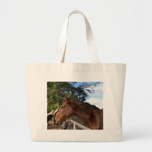 Grand Tote Bag Bennie le Grand Cheval Brown Aimant Une Pat,