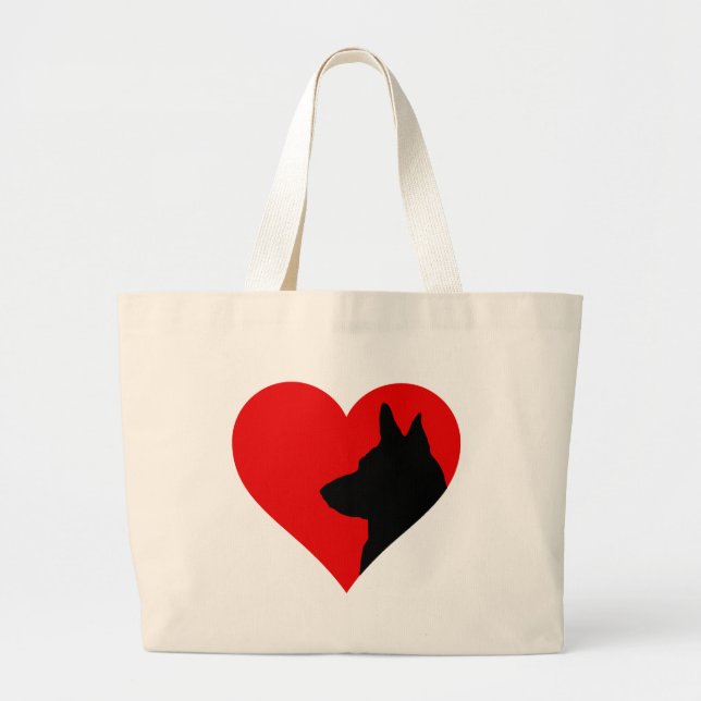 Grand Tote Bag Berger allemand (Devant)