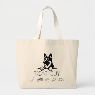 Grand Tote Bag Berger Allemand "Treat Guy"