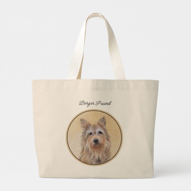 Grand Tote Bag Berger Picard Berger Berger Berger Faune foncée Pe (Dos)
