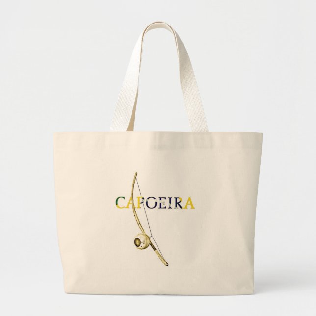 Grand Tote Bag Berimbau Capoeira (Devant)