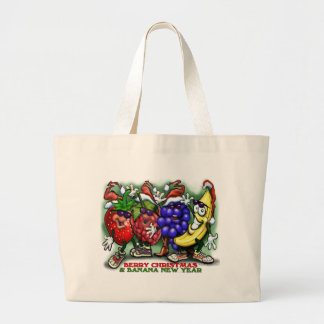 Grand Tote Bag Berry Christmas Banana New Year