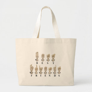 Grand Tote Bag BestFriendsAmeslan062511
