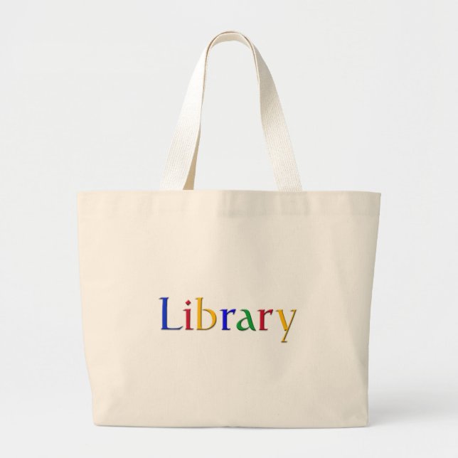 Grand Tote Bag Bibliothèque (Devant)