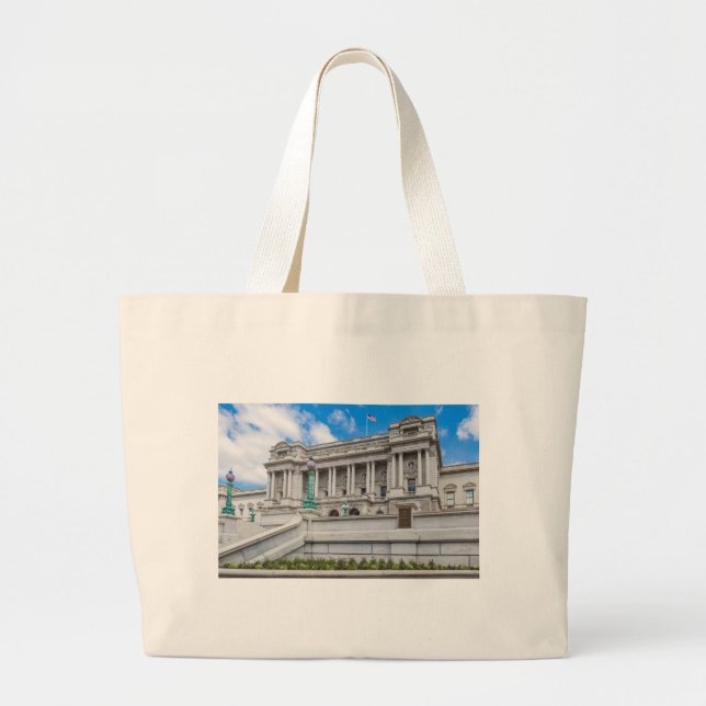 Grand Tote Bag Bibliothèque du Congrès (Devant)