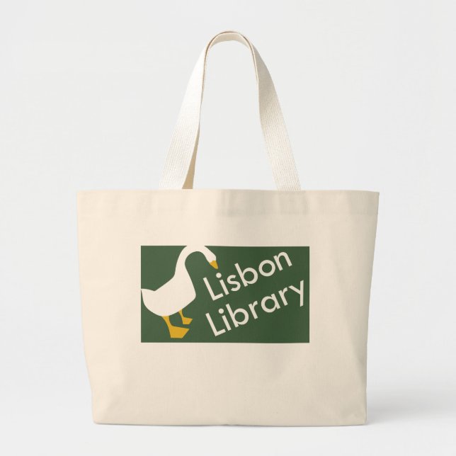 Grand Tote Bag Bibliothèque Lisbonne Maine Fourre-tout (Devant)