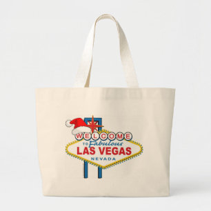 Grand Tote Bag Bienvenue à Fabulous Las Vegas Noël