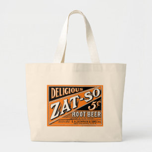 Grand Tote Bag Bière racine Zat-So 5 ¢