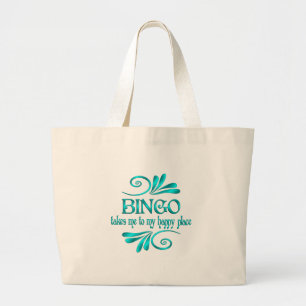 Grand Tote Bag Bingo Happy Place