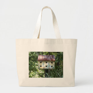Grand Tote Bag Birdhouse au soleil