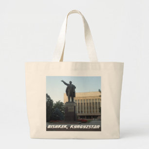 Grand Tote Bag Bishkek Frunze Kyrgyzstan Lenin Statue