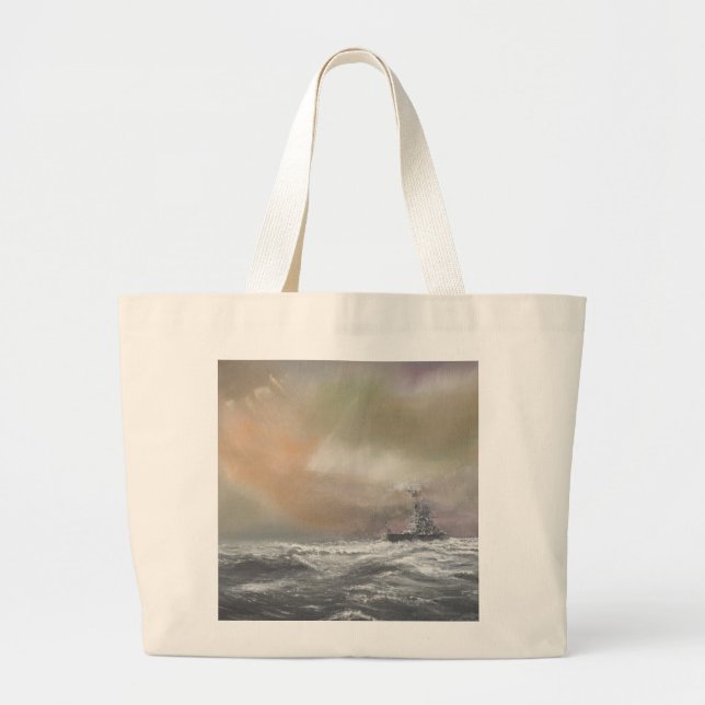 Grand Tote Bag Bismarck signale Prinz Eugen 0959hrs le 24 mai (Devant)