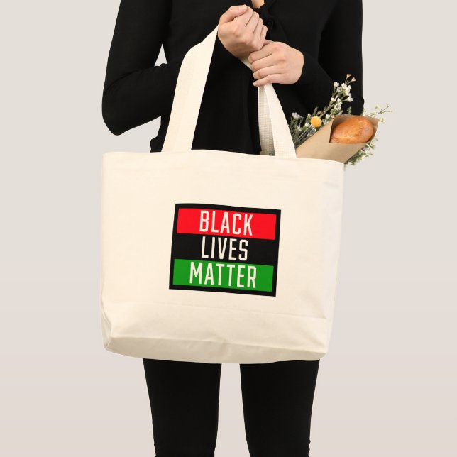 Grand Tote Bag Black Lives Matter 2 (Devant (produit))