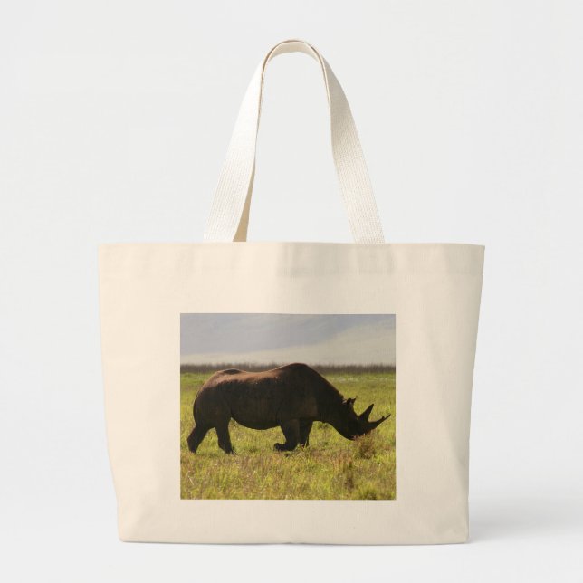Grand Tote Bag Black Rhino (Devant)