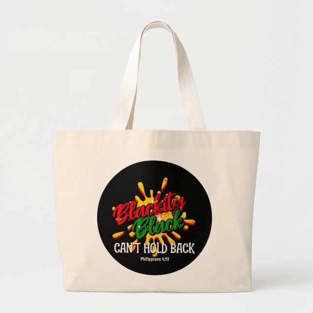 GRAND TOTE BAG BLACKITY BLACK NE PEUT PAS TENIR EN ARRIÈRE 19E JO (Devant)