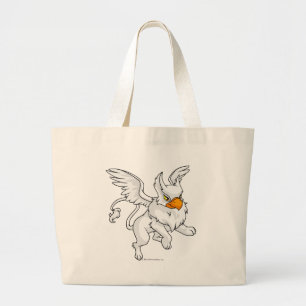 Grand Tote Bag Blanc d'aire