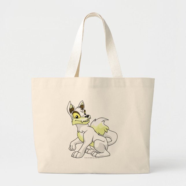 Grand Tote Bag Blanc de Lupe (Devant)