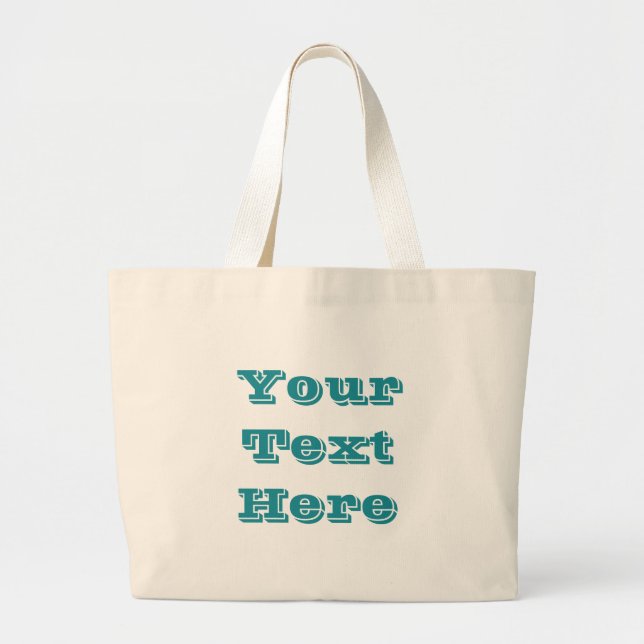 Grand Tote Bag Bleu Cyan Turquoise Turquoise Printemps saison Cou (Devant)