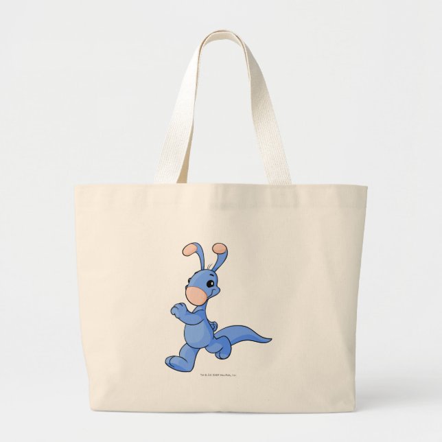 Grand Tote Bag Bleu de Blumaroo (Devant)