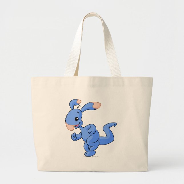 Grand Tote Bag Bleu de Blumaroo (Devant)