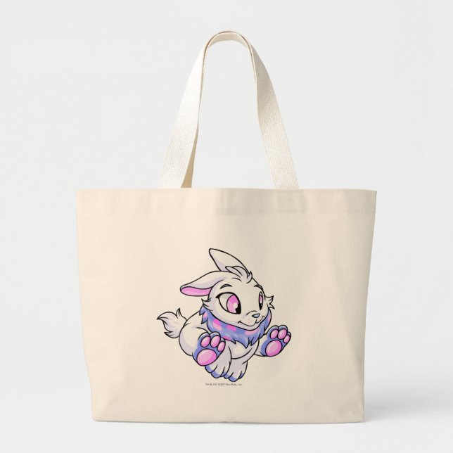 Grand Tote Bag Bleu de Cybunny (Devant)