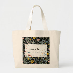 Grand Tote Bag Blossom dans le style : personnalisable