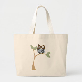 Grand Tote Bag Blue Owl Baby