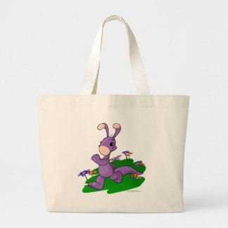 Grand Tote Bag Blumaroo pourpre marchant par l'île de Roo