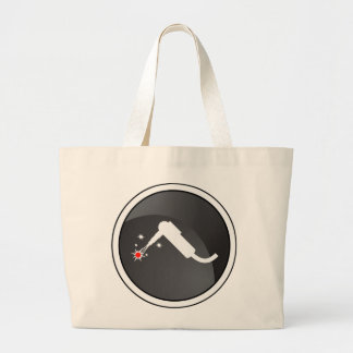 Grand Tote Bag Bois en acier d'huile