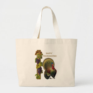 Grand Tote Bag Bon thanksgiving vintage Turquie
