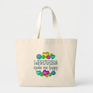 Grand Tote Bag Bonheur de bibliothèque