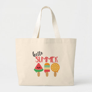 Grand Tote Bag Bonjour été