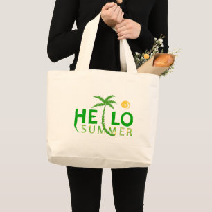 Grand Tote Bag Bonjour été