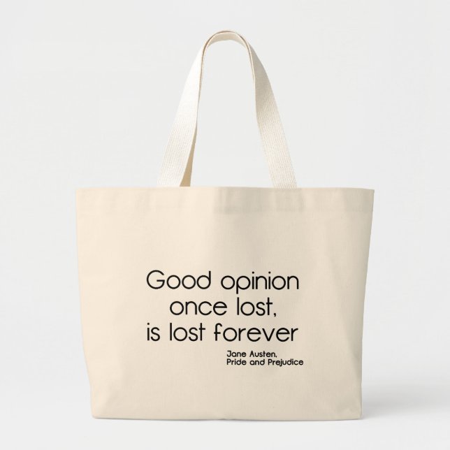Grand Tote Bag Bonne opinion (Devant)