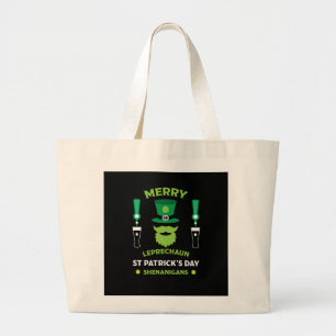 Grand Tote Bag Bonne Saint Patrick d'Irlande Australie 17 mars