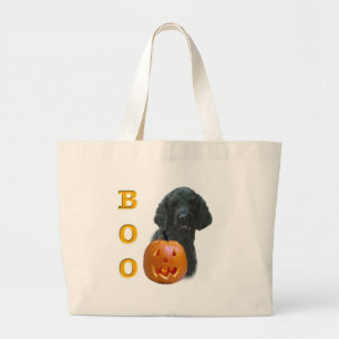 Grand Tote Bag Boo de caniche (revêtement noir)