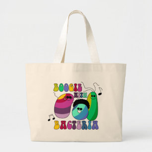 Grand Tote Bag Boogie avec des bactéries