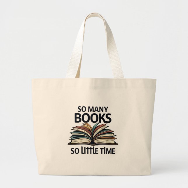 Grand Tote Bag Book Lover Fourre-tout (Devant)