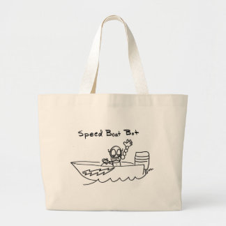 Grand Tote Bag Bot de bateau de vitesse