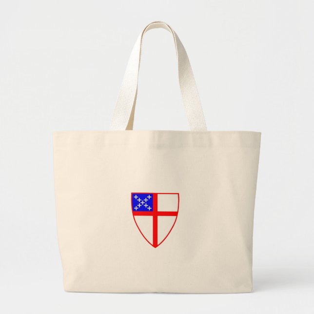 Grand Tote Bag Bouclier épiscopal (Devant)