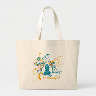Grand Tote Bag Bouddha soit conscient