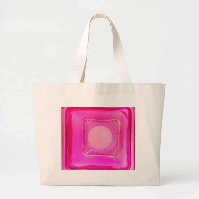 Grand Tote Bag Bougie, Sweet Rose Love Lumière aux chandelles (Devant)