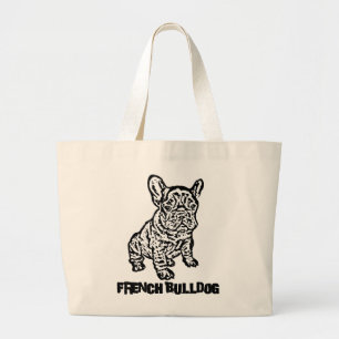 Grand Tote Bag Bouledogue français