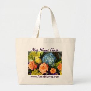 Grand Tote Bag Bouquet Coloré