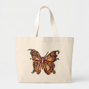 GRAND TOTE BAG BOUTEILLE EN ÉCLAIRAGE D'OR