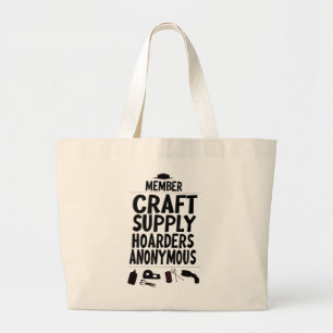 Grand Tote Bag Bouteilles d'approvisionnement d'artisanat Membre