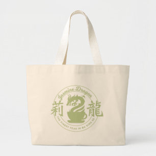 Grand Tote Bag Boutique de thé Jasmine Dragon Fourre-tout